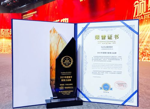 Soomee覓術技術榮膺第九屆創(chuàng)新創(chuàng)業(yè)領袖峰會“2021年度數(shù)字新勢力品牌” 技術轉(zhuǎn)讓引領新浪潮